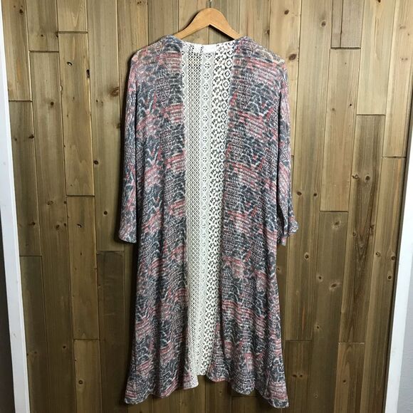 No Brand Lightweight Duster Rear Lace Inset One Size - Picture 6 of 15